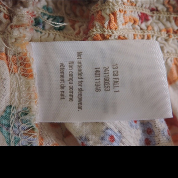 Crazy 8 Peasant Blouse size 5/6 - Picture 5 of 5